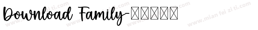 Download Family字体转换